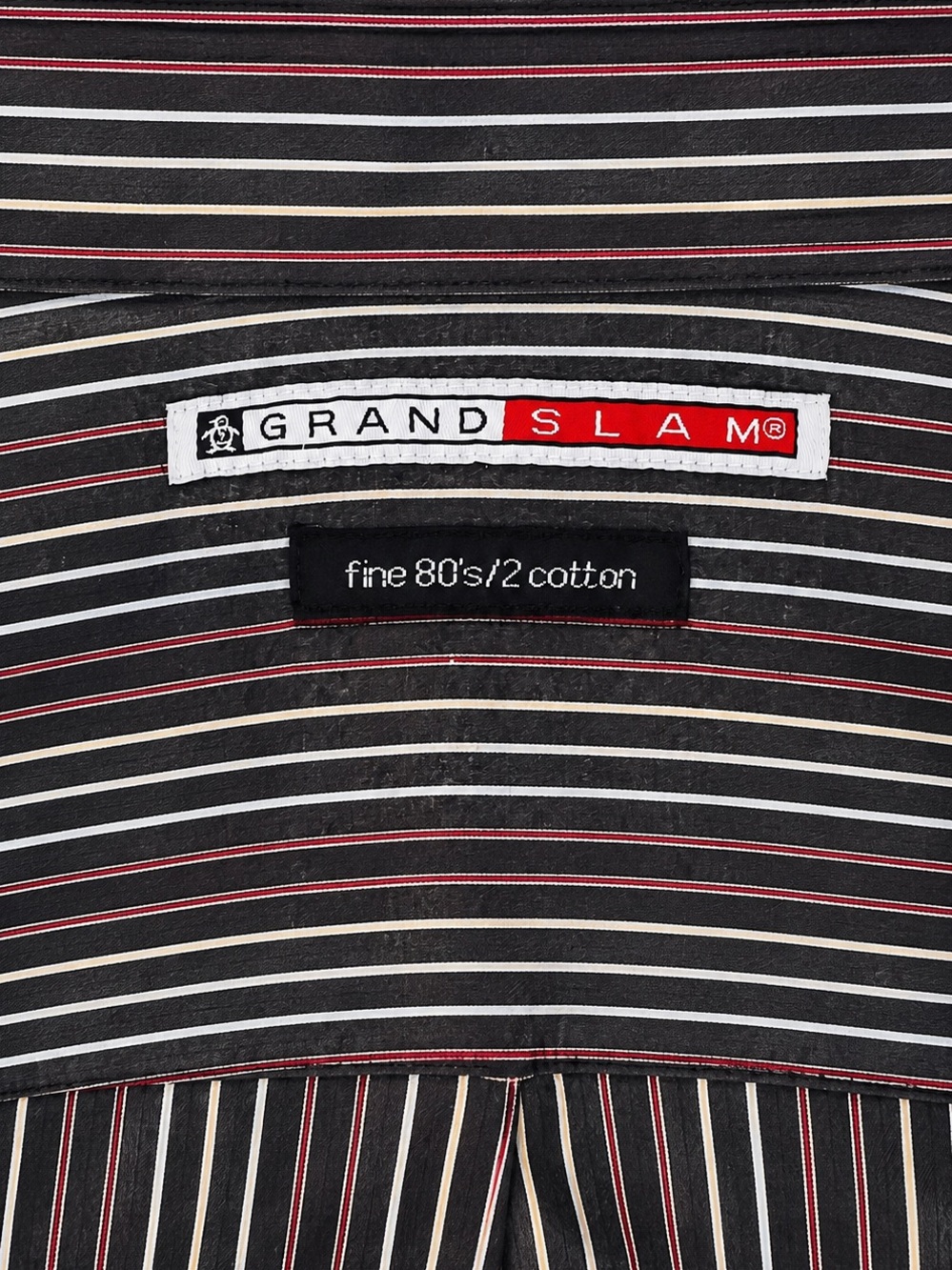 Grand Slam Fine 80’s/2 Cotton Striped Button-Down Shirt Men’s Large - Picture 5 of 5